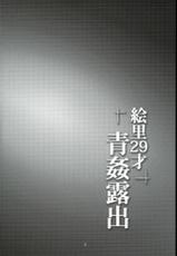 (C89) [WindArTeam (WindArt)] Eri 29-sai Aokan Roshutsu (Love Live!) [Chinese] [无毒汉化组]-(C89) [風芸WindArTeam (WindArt)] 絵里29才青姦露出 (ラブライブ!) [中国翻訳]