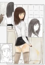 Crossdress teacher in toilet :  toilet rape-女裝敎師 : toilet rape