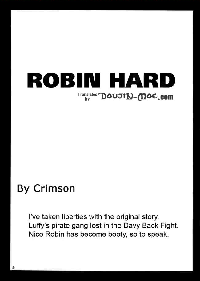 [Crimson Comics (Carmine)] Robin Hard (One Piece) [English] [クリムゾンコミックス (カーマイン)] ロビンハード (ワンピース)