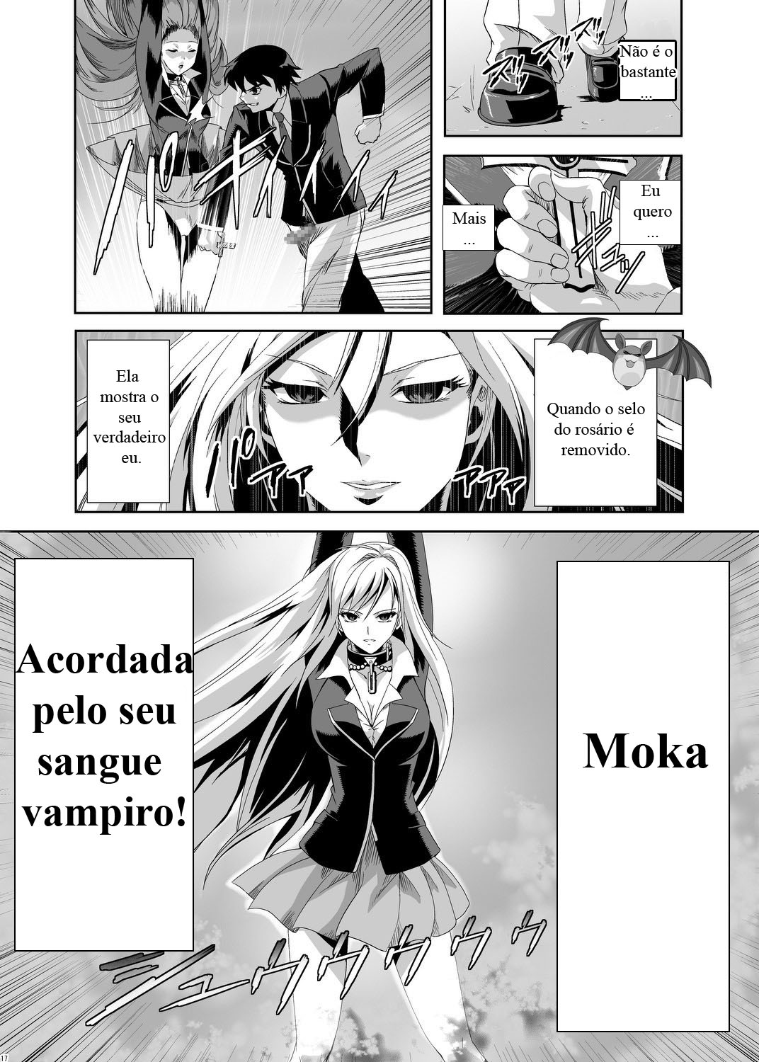 (C75) [Kamo Roosaazu (Migiyori, Oobanburumai)] Capu2 to Vampire (Rosario + Vampire) [Portuguese] 