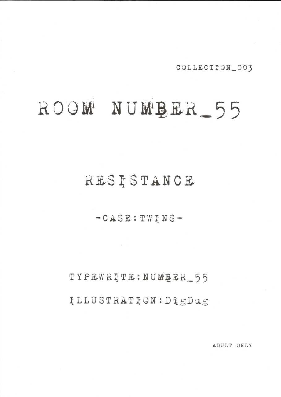 [Яoom ИumbeR_55] RESISTANCE -caseTWINS- 