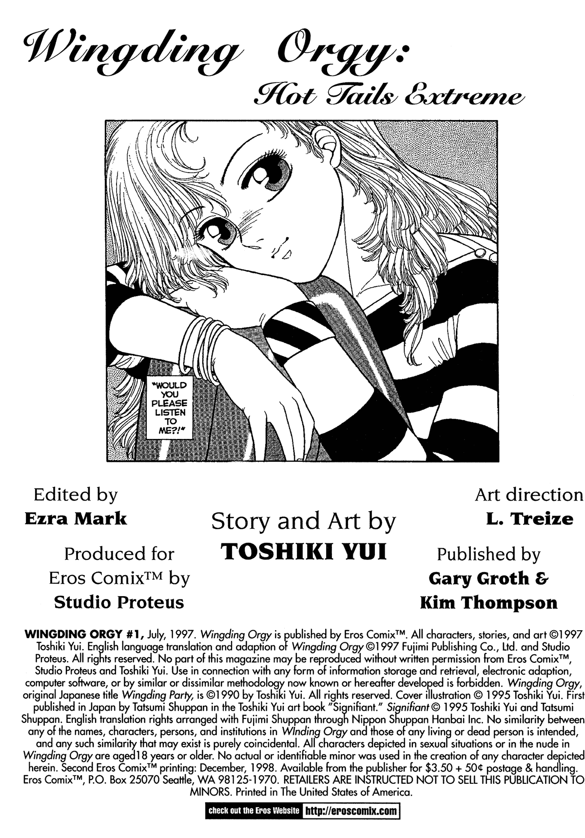 [Toshiki Yui] Wingding Orgy: Hot Tails Extreme #1 [English] 