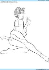 SMUT MAGAZINE desperate housewives lineart-