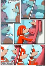 [Kitsune Youaki] Knuckles and Lara-Le's Shower (Sonic The Hedgehog)-