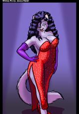 Furry Whitney Pin-Up-