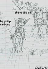 [Philip Carbone] Ruby the Rouge Elf-
