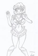 My miny Sailor Mercury Sketches work_1-