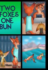 (joswigei)Two foxes one bun-