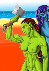 Green Girls from Azeroth (Orcs & Goblins)-