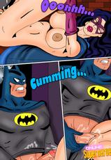 Hungry Huntress and horny Batman meet for hot sex-