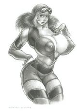 VICTOR RINALDI ART - Huge Tits drawings #2-