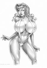 VICTOR RINALDI ART - Huge Tits drawings #7-