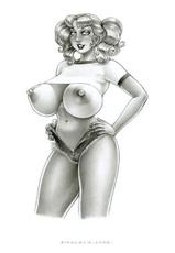 VICTOR RINALDI ART - Huge Tits drawings #18-