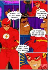 [Online Superheroes] Flash in Bawdy House (Justice League)-