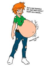 big belly/bulge vore-